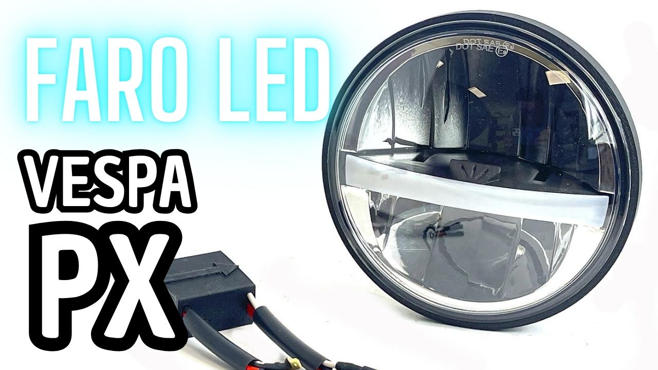 FARO ANTERIORE A LED CLASSIC VESPA PX